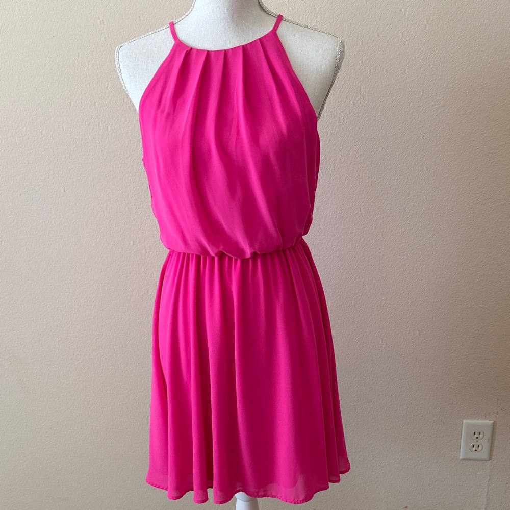 Lush Bright Pink Fabric